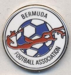 Бермуды,федерация футбола,№1 ЭМАЛЬ /Bermuda football federation enamel pin badge