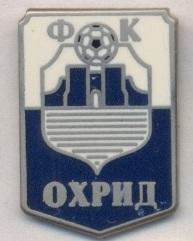 футбольный клуб Охрид (Македония)2 ЭМАЛЬ / FK Ohrid,Macedonia football pin badge