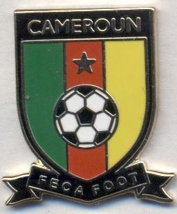 Камерун,федерация футбола,№2 ЭМАЛЬ/Cameroon football federation enamel pin badge