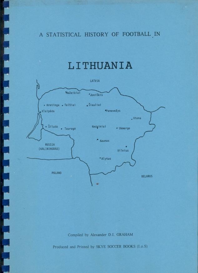 Литва итоги чемп-тов,вся история / Lithuania football championships history book