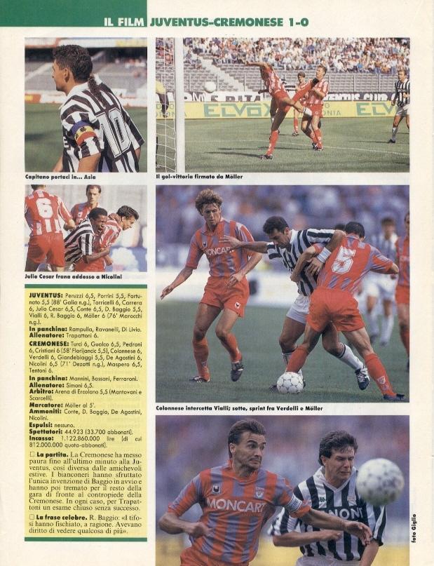 футбол - Италия чемпионат 1993-94, коллекция Guerin Sportivo Italy championship