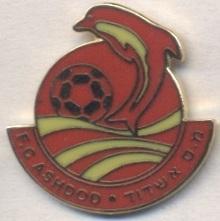 футбол.клуб Ашдод (Израиль), ЭМАЛЬ / FC Ashdod, Israel football enamel pin badge
