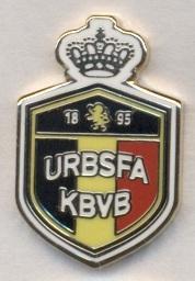Бельгия,федерация футбола,№2 ЭМАЛЬ /Belgium football federation enamel pin badge