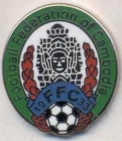 Камбоджа, федерация футбола, №5, ЭМАЛЬ / Cambodia football federation pin badge