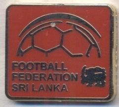 Шри-Ланка, федерация футбола,№4, ЭМАЛЬ / Sri Lanka football federation pin badge