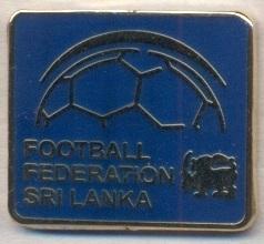 Шри-Ланка, федерация футбола,№5, ЭМАЛЬ / Sri Lanka football federation pin badge