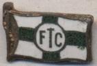 футбол.клуб Ференцварош(Венгр) офиц.ЭМАЛЬ/Ferencvarosi TC,Hungary football badge