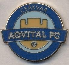 футбол.клуб Аквитал (Венгрия)1 ЭМАЛЬ /Aqvital Csakvar,Hungary football pin badge