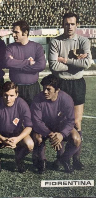 постер футбол Фиорентина (Италия) 1970 / AC Fiorentina, Italy football poster