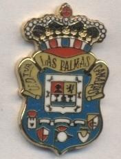 футбол.клуб Лас-Пальмас (Испания) ЭМАЛЬ / UD Las Palmas,Spain football pin badge