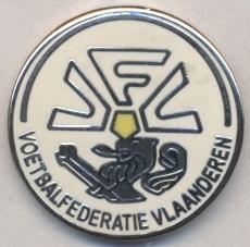 Фландрия, федерация футбола (не-ФИФА)1 ЭМАЛЬ / Flanders football federation pin