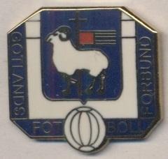 Готланд,федерация футбола (не-ФИФА) ЭМАЛЬ /Gotland football federation pin badge