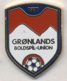 Гренландия,федерация футбола (не-ФИФА)5 ЭМАЛЬ /Greenland football federation pin