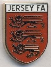 О-в Джерси, федерация футбола (не-ФИФА)3 ЭМАЛЬ / Jersey football federation pin