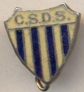 футбольный клуб Док Суд (Аргентина) ЭМАЛЬ / CS Dock Sud,Argentina football badge