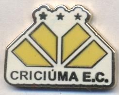 футбольный клуб Крисиума (Бразилия) ЭМАЛЬ /Criciuma EC,Brazil football pin badge
