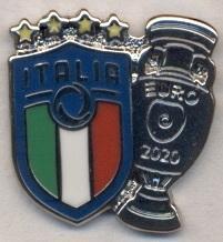 Италия (федерация футбола)чемпион 2020 ЭМАЛЬ /Italy football champion pin badge