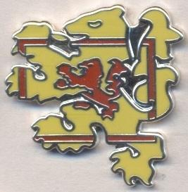 Шотландия, федерация футбола, №8, ЭМАЛЬ / Scotland football federation pin badge