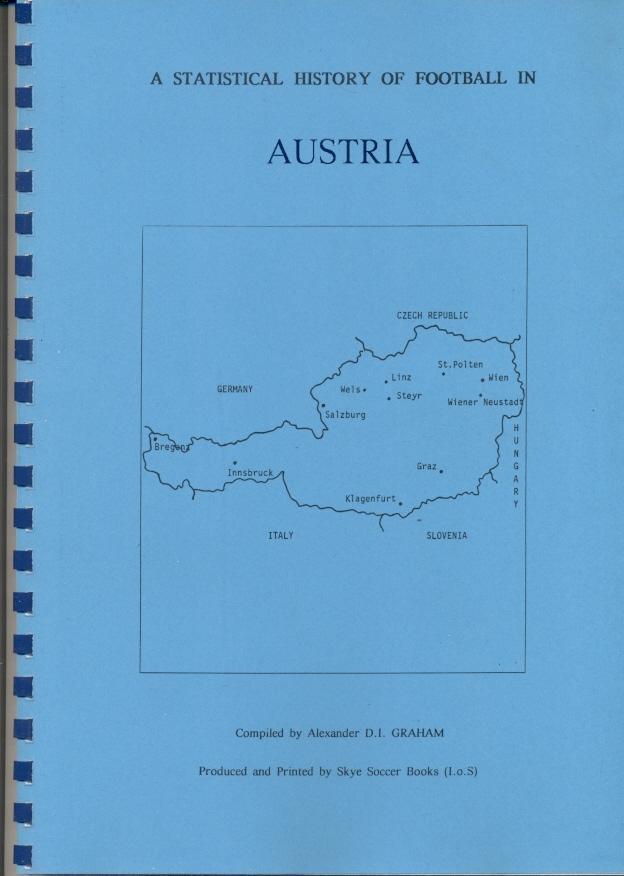 книга Австрия итоги чемп-тов,вся история /Austria football championships history