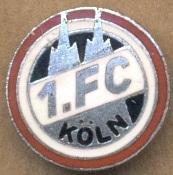футбол.клуб Кельн (Германия)офиц. 1960-е ЭМАЛЬ /1.FC Koln,Germany football badge