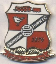 футбол.клуб Суиндон (Англия) ЭМАЛЬ / Swindon Town FC, England football pin badge