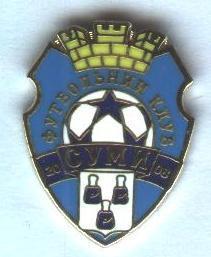 футбольный клуб Сумы (Украина) ЭМАЛЬ / FC Sumy,Ukraine football enamel pin badge