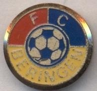 футбол.клуб Беринген (Бельгия) офиц. тяжмет / FC Beringen,Belgium football badge