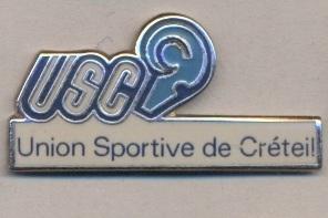футбольный клуб Кретей (Франция)1 ЭМАЛЬ / US Creteil, France football pin badge