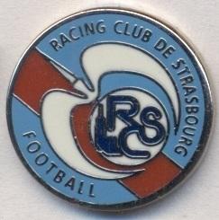 футбол.клуб Страсбург (Франция)3 ЭМАЛЬ / RC Strasbourg,France football pin badge