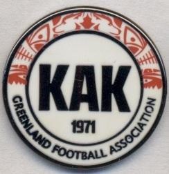 Гренландия,федерация футбола (не-ФИФА)8 ЭМАЛЬ /Greenland football federation pin