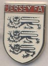 О-в Джерси, федерация футбола (не-ФИФА)4 ЭМАЛЬ / Jersey football federation pin