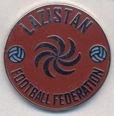 Лазистан,федерация футбола(не-ФИФА) ЭМАЛЬ/Lazistan football federation pin badge