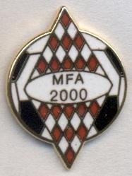 Монако, федерация футбола (не-ФИФА)1 ЭМАЛЬ /Monaco football federation pin badge