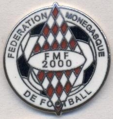 Монако, федерация футбола (не-ФИФА)2 ЭМАЛЬ /Monaco football federation pin badge