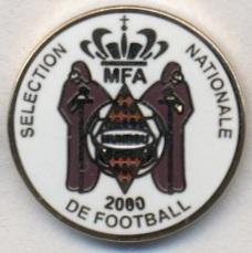 Монако, федерация футбола (не-ФИФА)3 ЭМАЛЬ /Monaco football federation pin badge