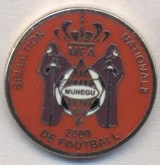 Монако, федерация футбола (не-ФИФА)4 ЭМАЛЬ /Monaco football federation pin badge