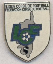 Корсика,федерация футбола (не-ФИФА)4 ЭМАЛЬ/Corsica football federation pin badge