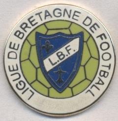 Бретань,федерация футбола(не-ФИФА)3 ЭМАЛЬ/Brittany football federation pin badge