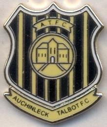 футбол.клуб Окинлек (Шотландия)ЭМАЛЬ /Auchinleck Talbot FC,Scotland football pin