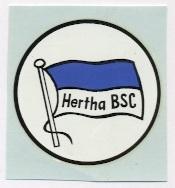 наклейка футбол.клуб Герта Берлин (Германия) /Hertha Berlin,Germany logo sticker