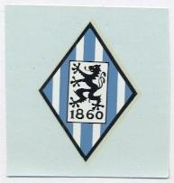 наклейка футбол.клуб Мюнхен-1860 (Германия) / Munchen 1860, Germany logo sticker