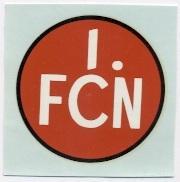 наклейка футбольный клуб Нюрнберг (Германия) /1.FC Nurnberg,Germany logo sticker