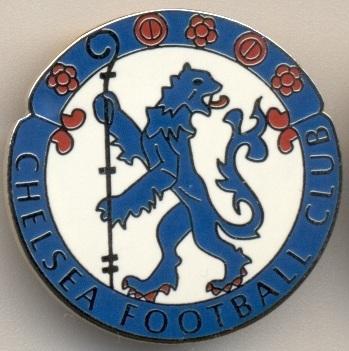 футбол.клуб Челси Лондон (Англия)ЭМАЛЬ большой 1/Chelsea FC,England football pin