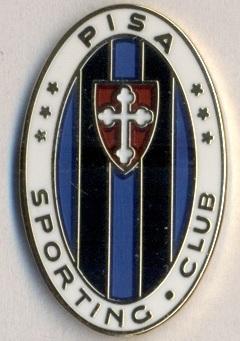 футбольний клуб Піза (Італія) ЕМАЛЬ / Pisa SC, Italy football replica pin badge