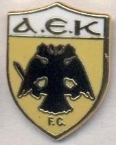 футбол.клуб АЕК Афіни (Греція) офіц.1 ЕМАЛЬ/AEK Athens,Greece football pin badge