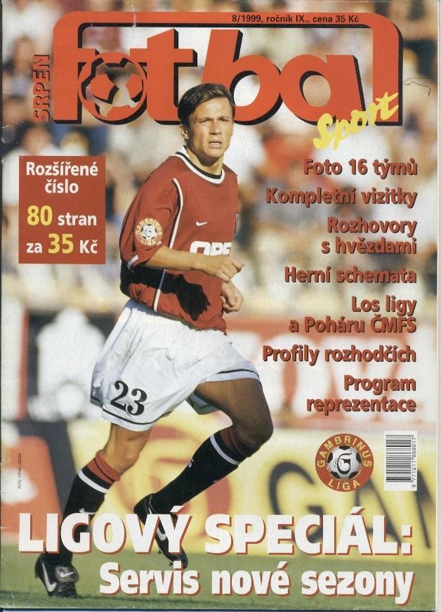 Чехія,Футбол, Чемпіонат 1999-2000, 2(два) спецвидання /Fotbal Czech league guide
