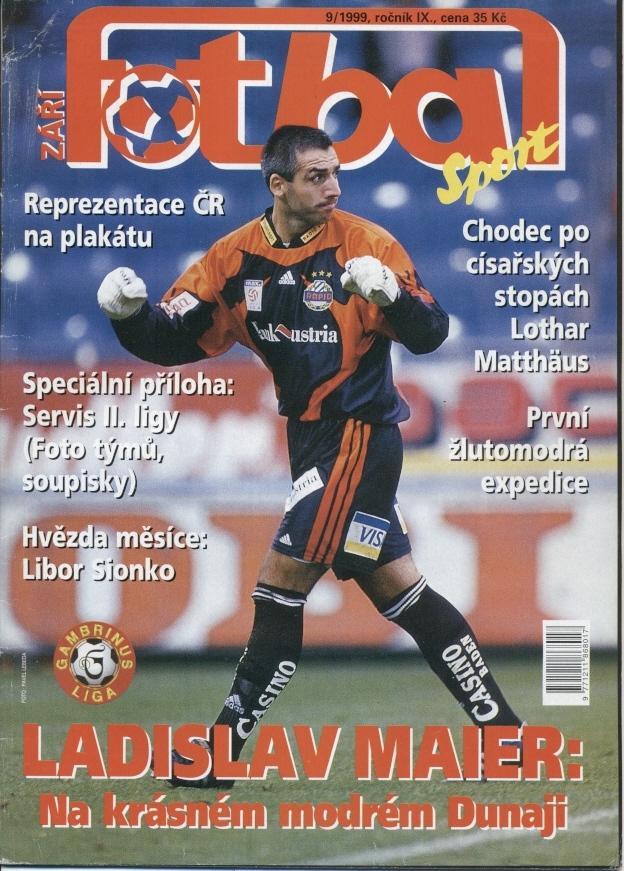 Чехія,Футбол, Чемпіонат 1999-2000, 2(два) спецвидання /Fotbal Czech league guide 1