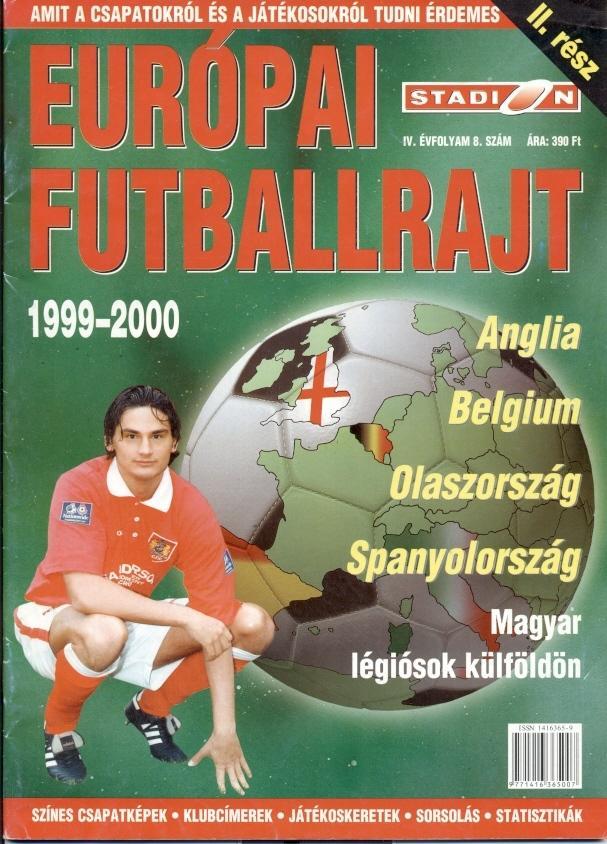Англія-Бельгія- Італія-Іспанія, чемпіонат 1999-2000, спецвидання football guide
