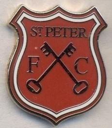 футбол.клуб Сент-Пітер (Англія) ЕМАЛЬ / St.Peter FC, Jersey-England football pin