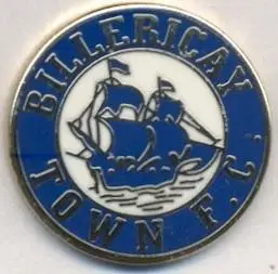 футбол.клуб Біллєрикі (Англія) ЕМАЛЬ /Billericay Town,England football pin badge